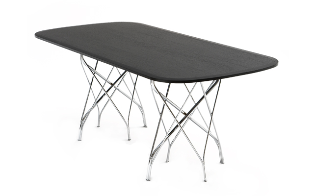 grass oblong top dining table
